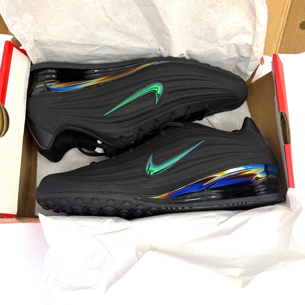 Nike Shox Z SE Womens 11 Black Iridescent Multi Color Sneakers IM6051-001 NEW